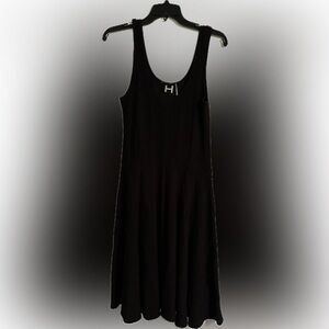 H By Bordeaux- Black Dress- Lace Print- Size Medium